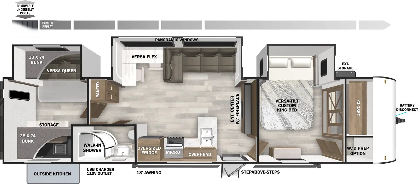 Wildwood 33TS Floorplan